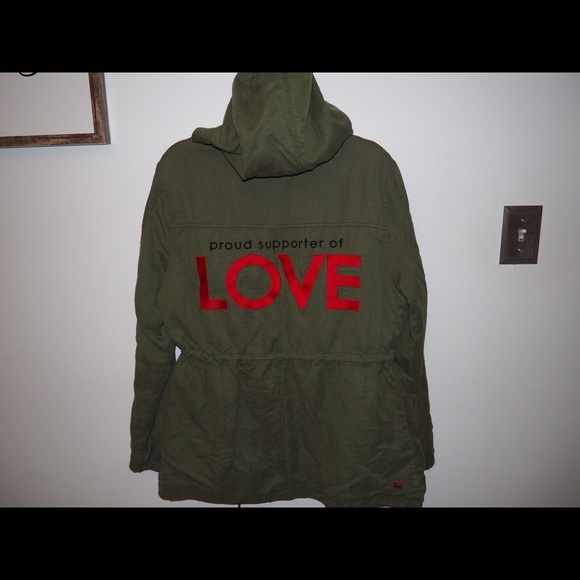 Peace Love World Jackets & Blazers - Peace love world Camo Jacket